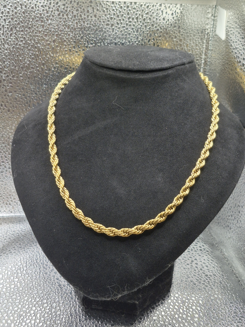Classic Gold Rope Chain Necklace for Women